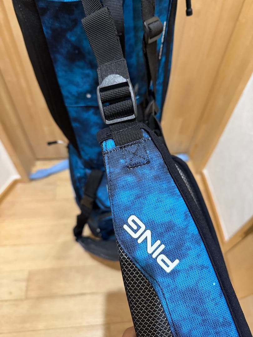 PING キャディバッグ 青