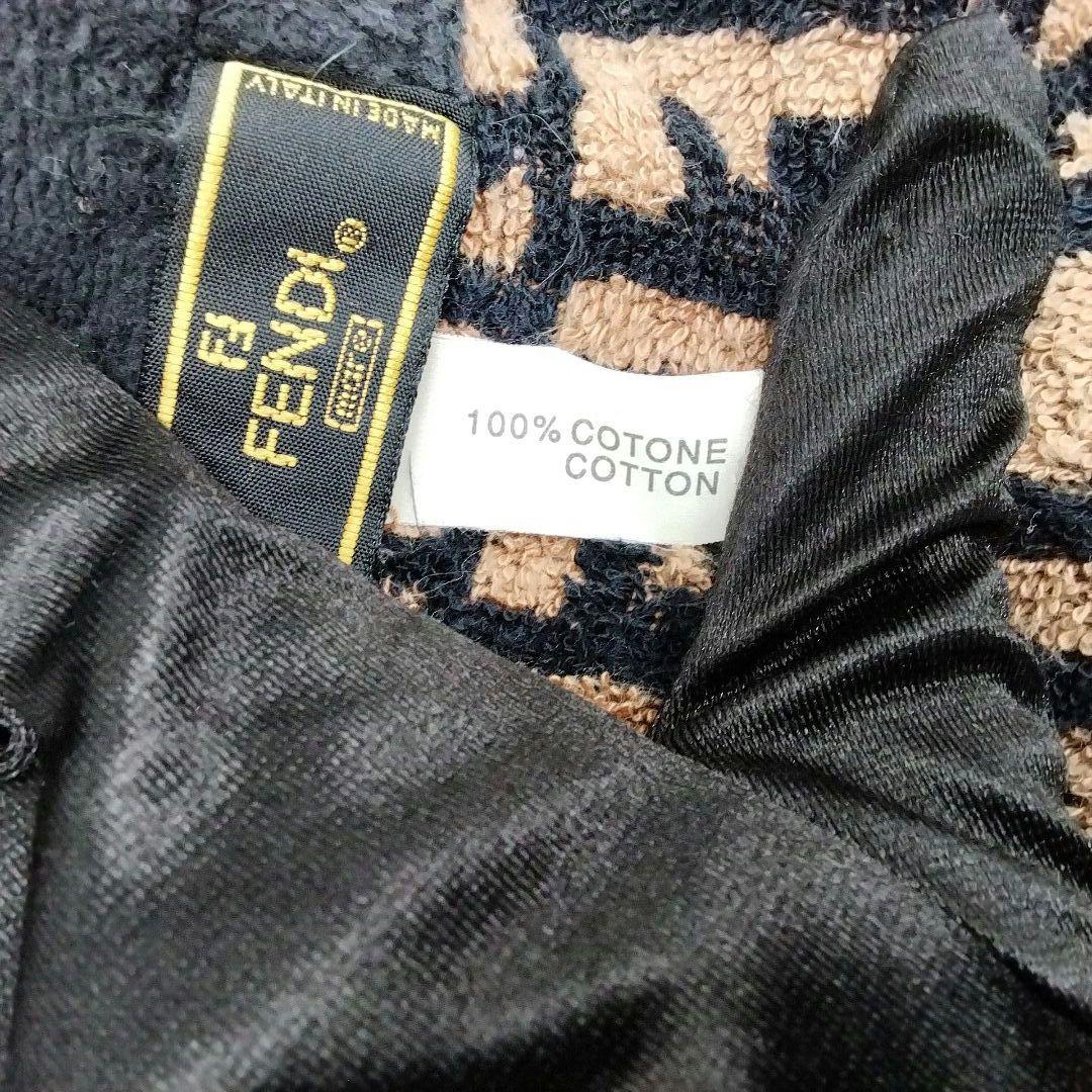 FENDI フェンディ ブランケット ひざ掛け 綿毛布 ズッカ柄