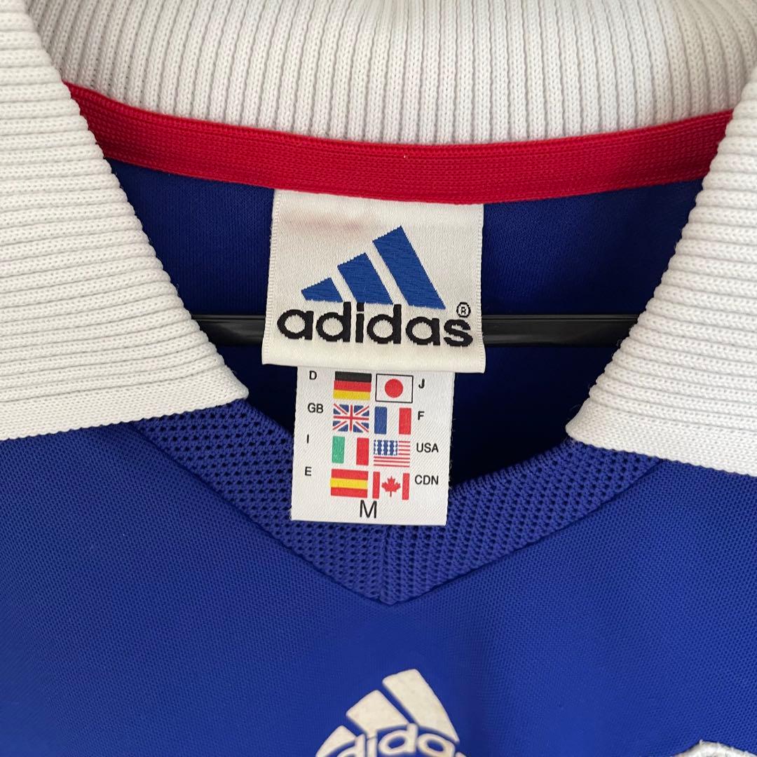 日本代表1999年サッカーユニフォームadidas襟付きヴィンテージ