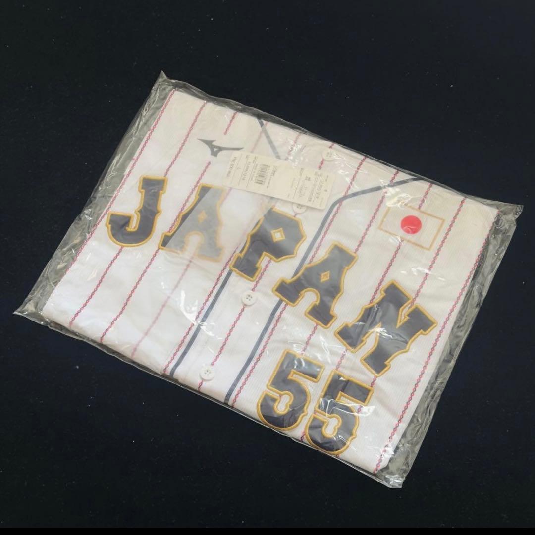新品 Lサイズ 村上宗隆 侍ジャパン選手レプリカユニフォーム ホーム 刺繍タイプ