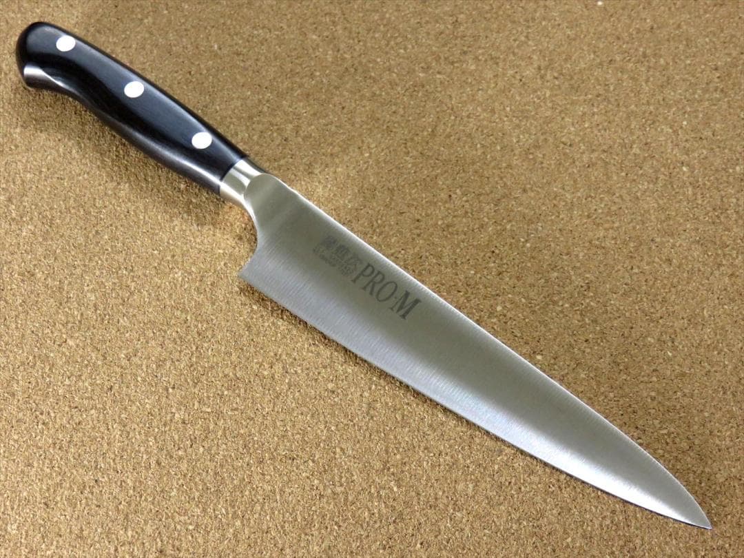 関の刃物 ペティナイフ 150mm PRO-M 鍔付一体型包丁 果物包丁 両刃