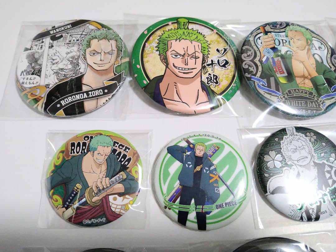 ONEPIECE・ゾロ☆缶バッジまとめ売り☆STAMPEDE・原作絵 他