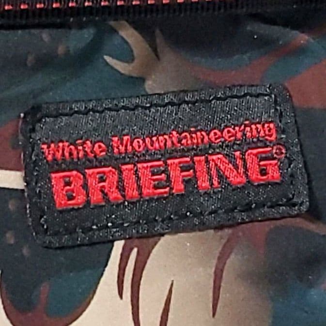 BRIEFING ブリーフィング 迷彩柄 ナイロンポーチ グリーン ユニセックス