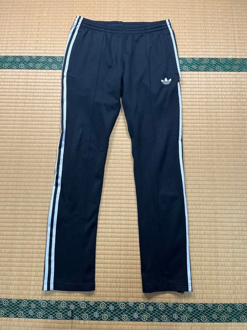 adidas ベッケンバウアー　刺繍ロゴ　トラックパンツ　y2k 00s