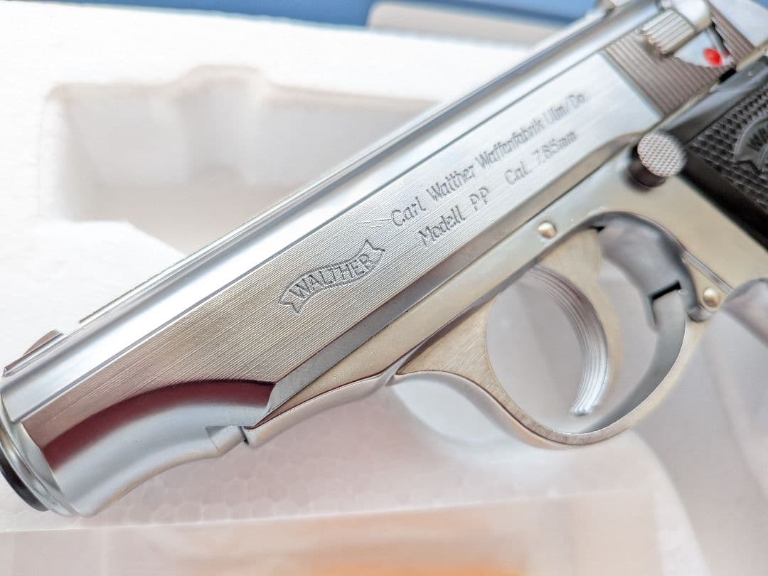 マルシン　ワルサー　PP シルバー　モデルガン　新品同様