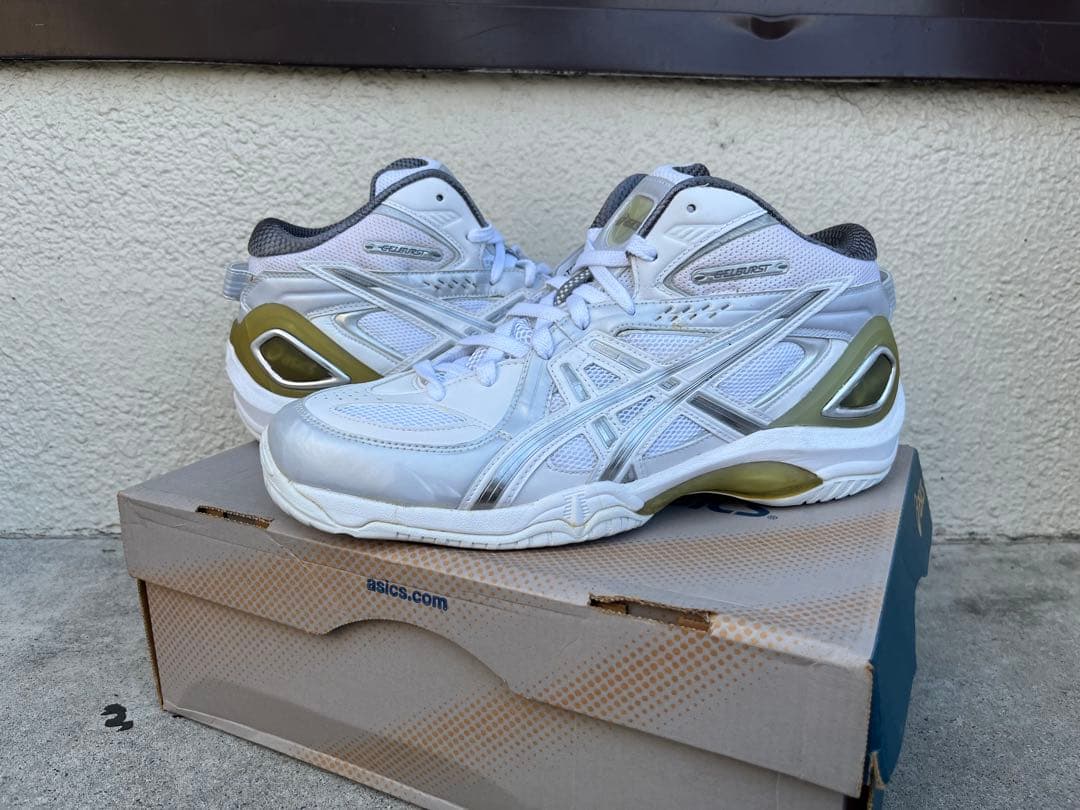新品未使用ASICS GELBURST SLASH ホワイト/シルバー 31cm