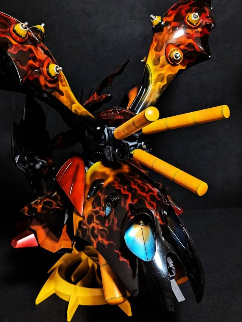 HG 1/144 シャア専用 ナイチンゲール 全塗装完成品 ガンダム ガンプラ