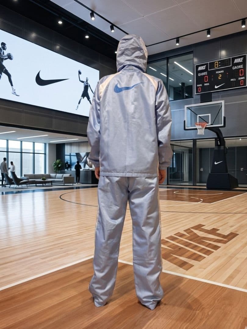 NIKE 160cm S ナイキ ウインドブレーカー ナイロン 上下セット ♪