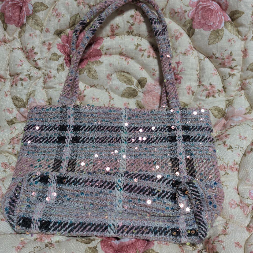 CHANEL ツイード バッグノベルティ
