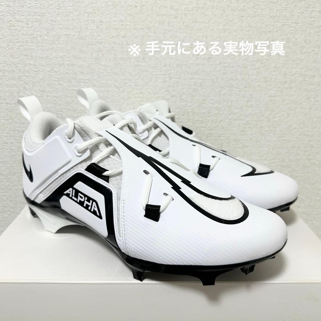 ナイキ 30 アルファメナス 3 アメフト スパイク シューズ 靴 白 LOW