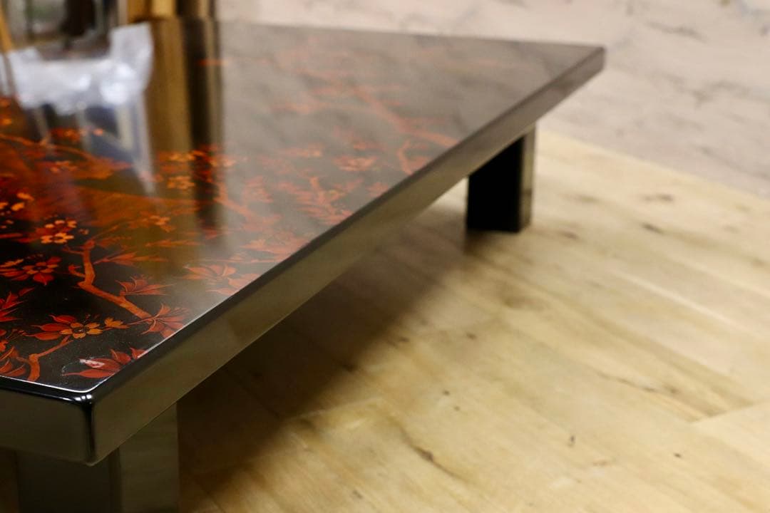 GMHS306○伝統工芸士 西岡寛治作 座卓 センターテーブル ローテーブル 和