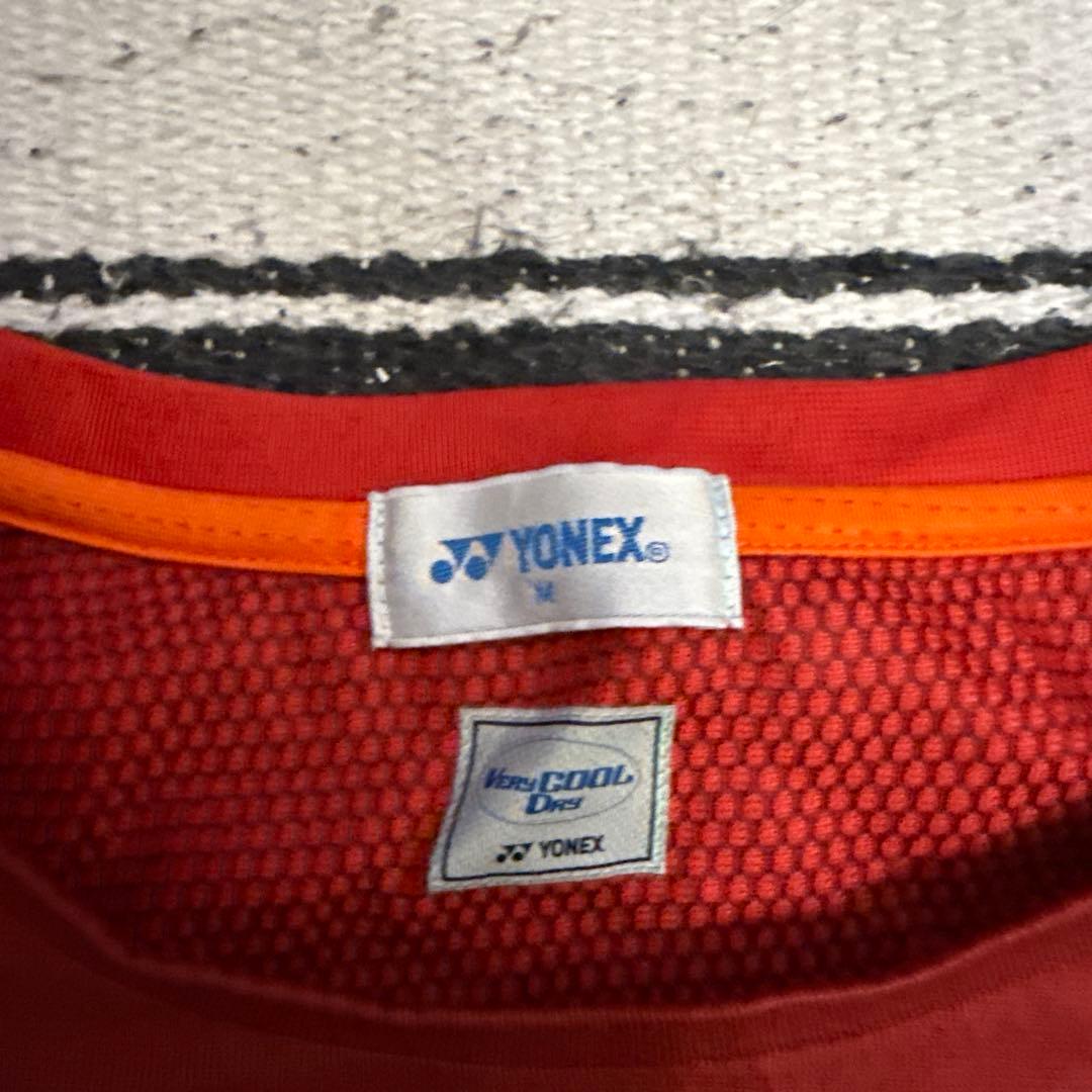 ⭐️レア　日本代表　YONEX バドミントンゲームシャツ Mサイズ レッド