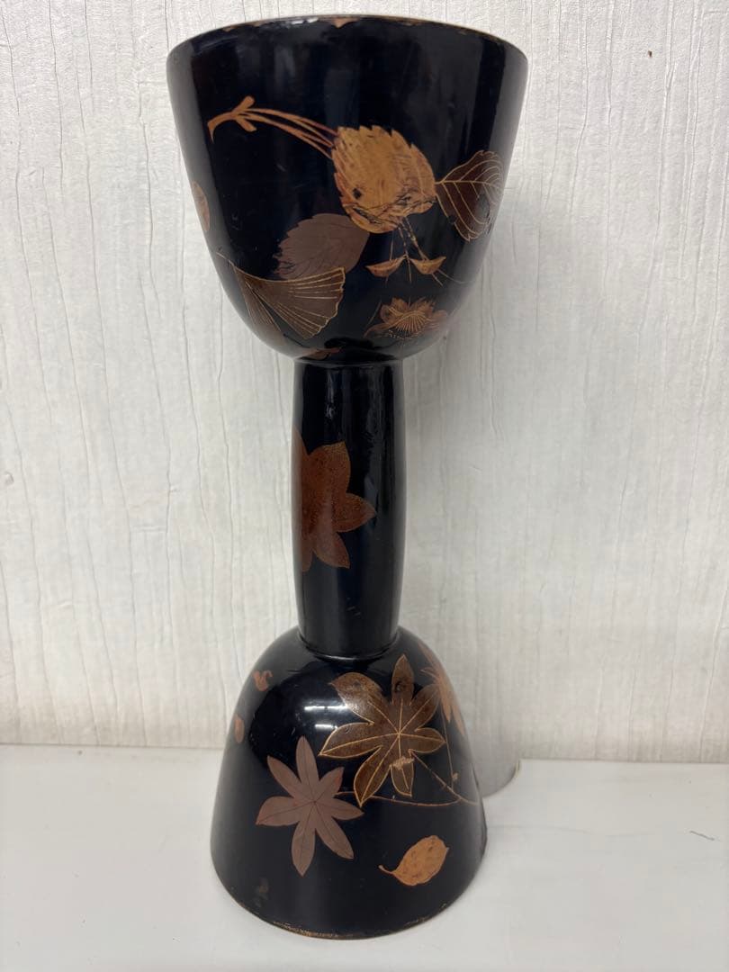 小鼓　胴　蒔絵　　能楽