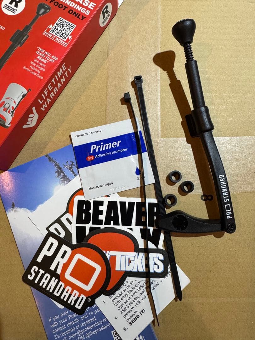 新品 PRO STANDARD 右用 バートン ステップオン クイックリリース