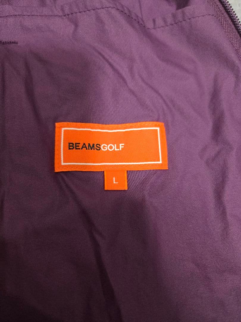 BEAMS GOLF　ストレッチ　M　ダブルジップ　パープル　紫
