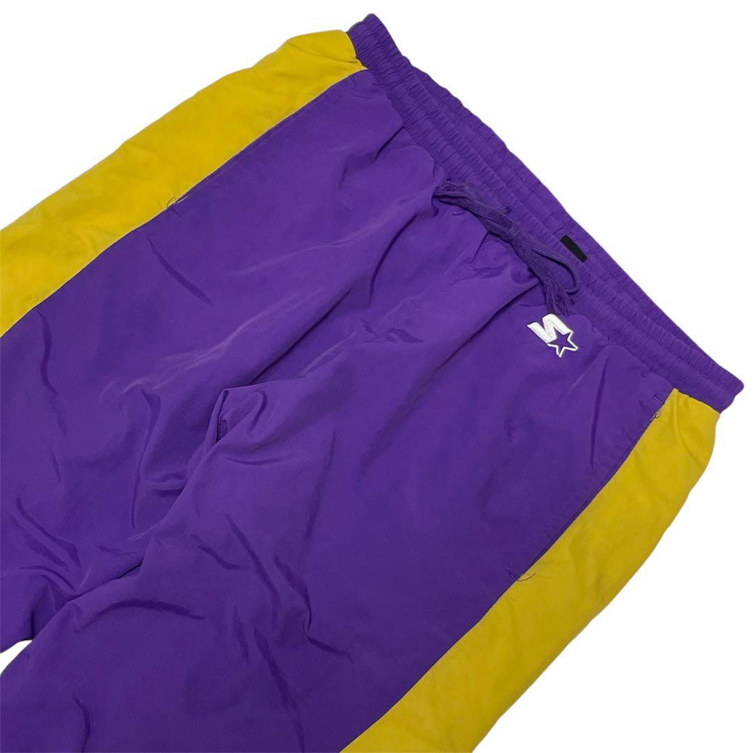 90s Lakers Starterレイカーズ トラックパンツ ナイロンパンツ