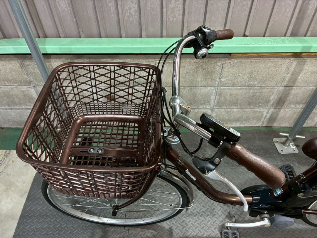 №8816電動自転車 Panasonic ビビTX 26インチ ブラウン