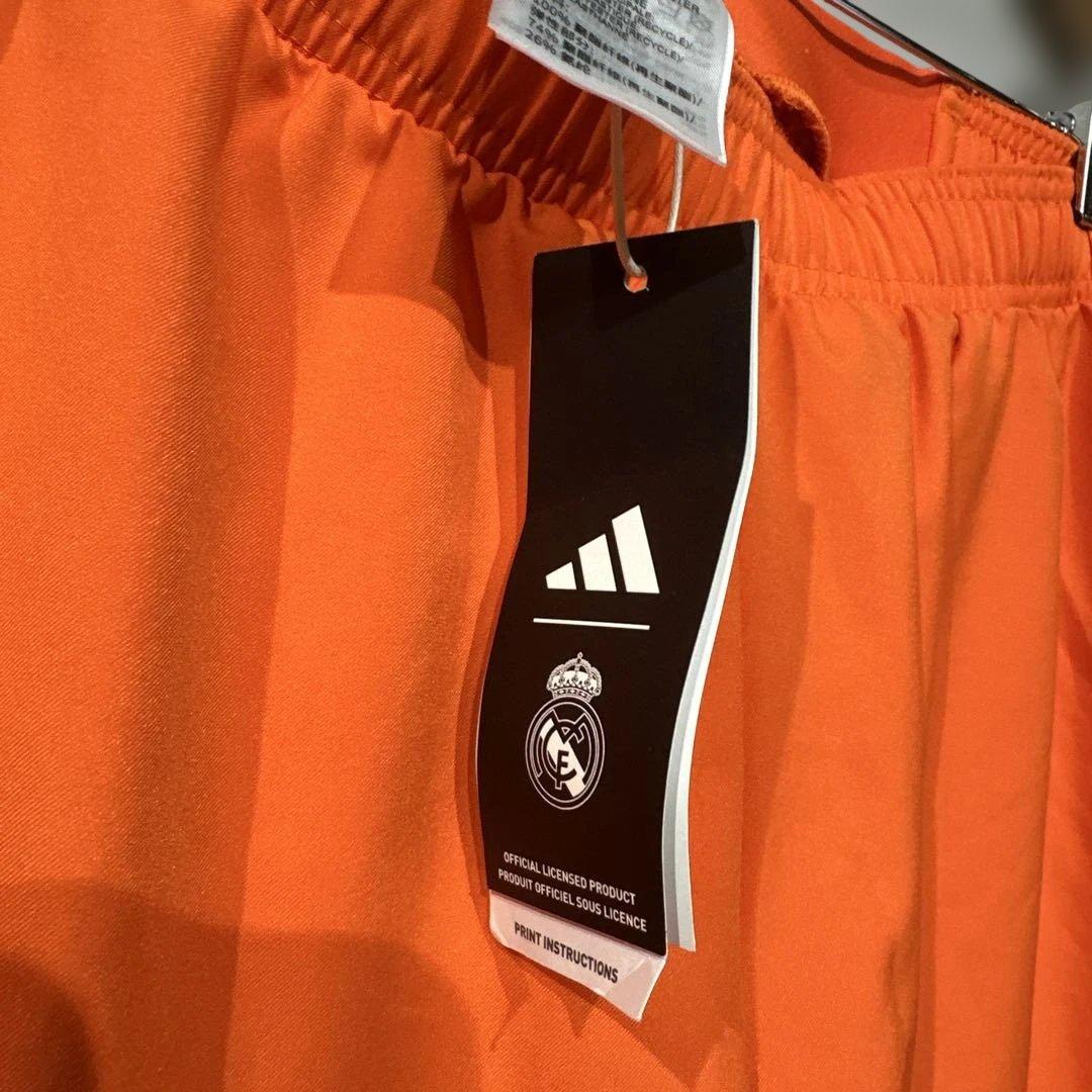 【未使用】adidas Y-3 レアル・マドリード　ハーフパンツ　オレンジ