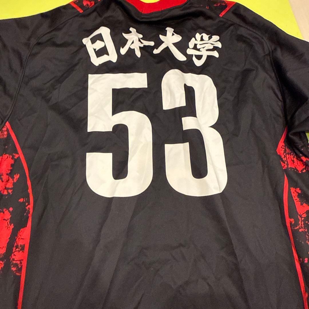 ASICS 日本大学 バレーボールシャツ 53番 上下セット
