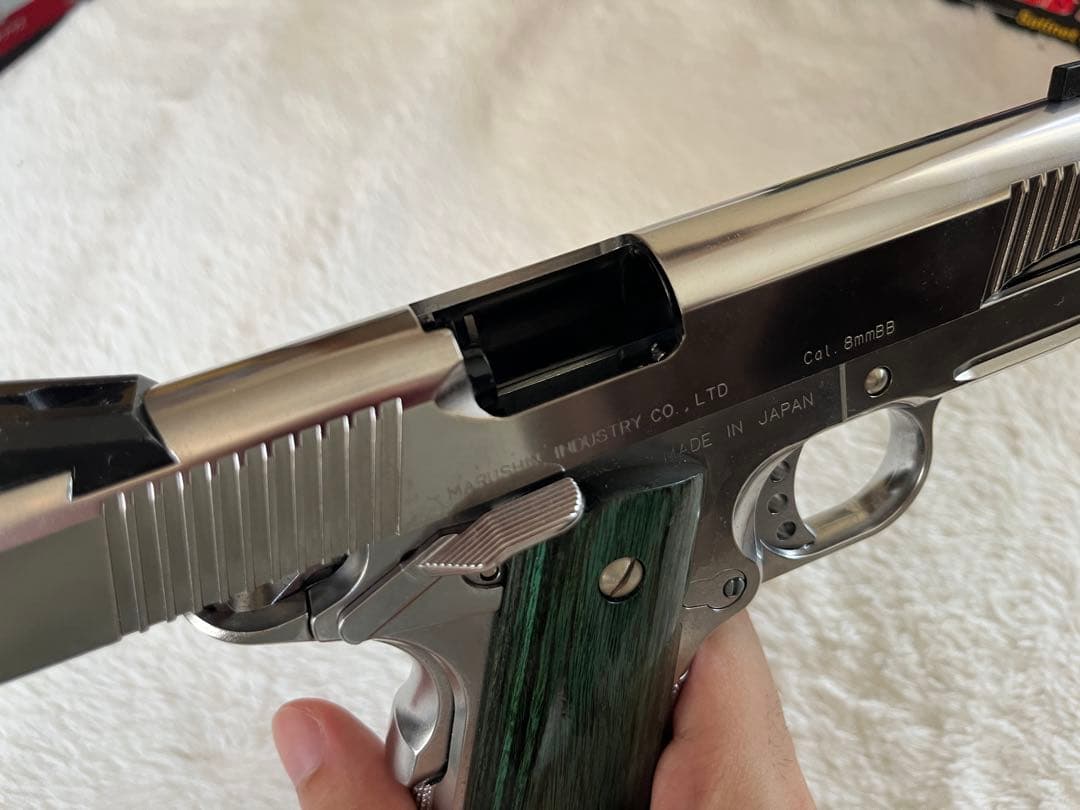 マルシン M1911-A1 TRP Satinet Silver 8mmガスガン
