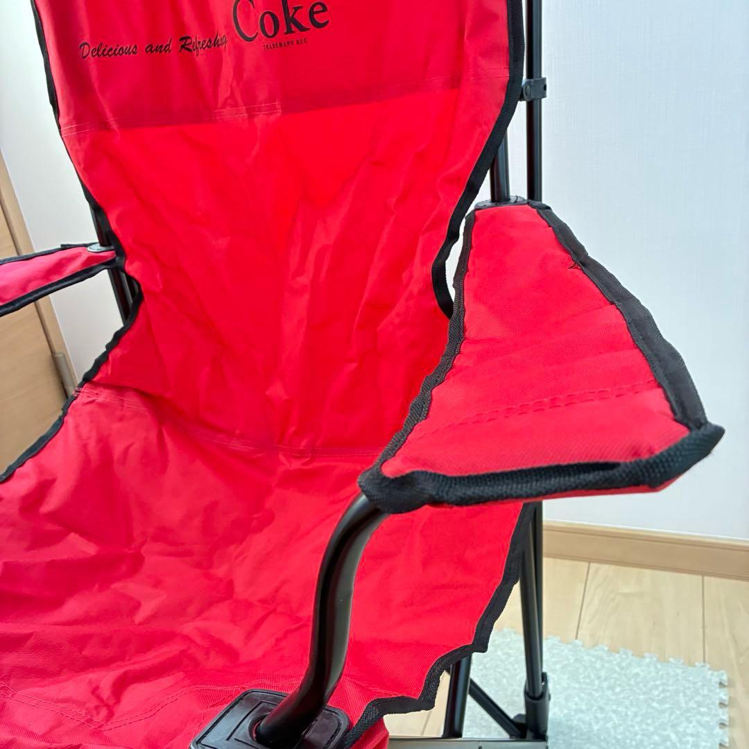 コカコーラ 折りたたみチェア 屋根付き ビーチチェア