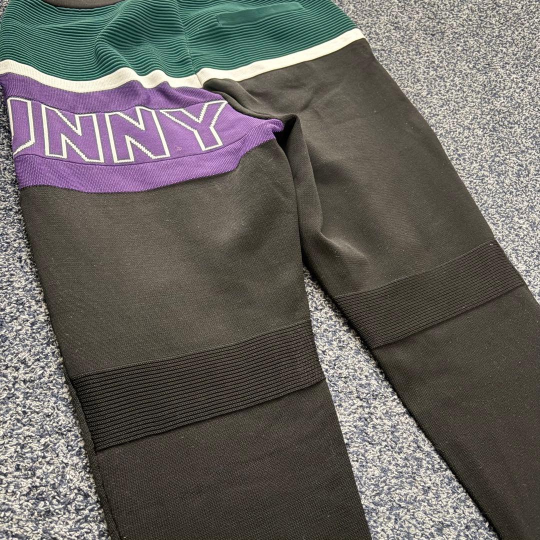 ジャックバニー　ストレッチ　ニットパンツ　ゴルフウェア　ブラック系　サイズ4