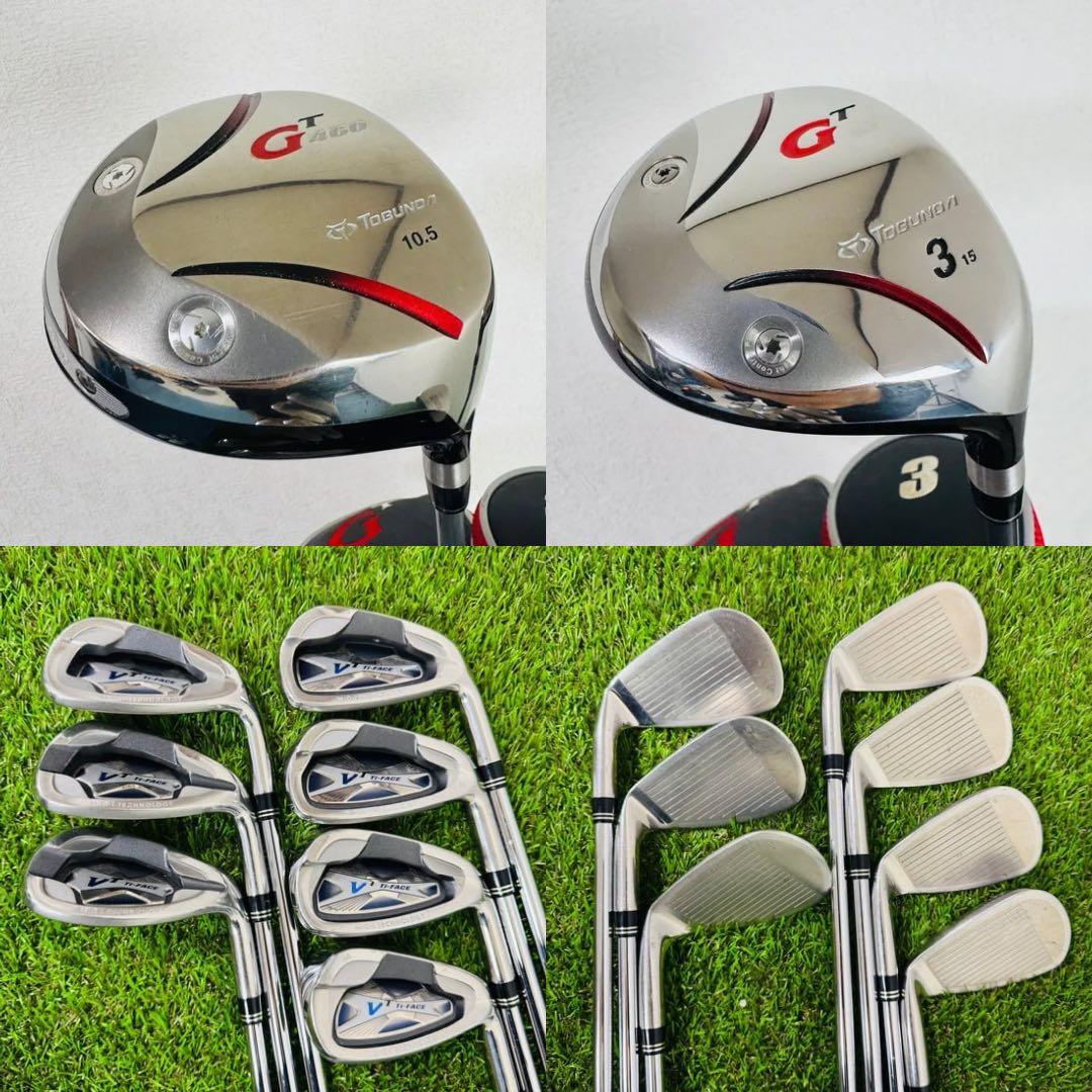 【初心者男性向け】TOBUNDA SRIXON ゴルフクラブセット 10本