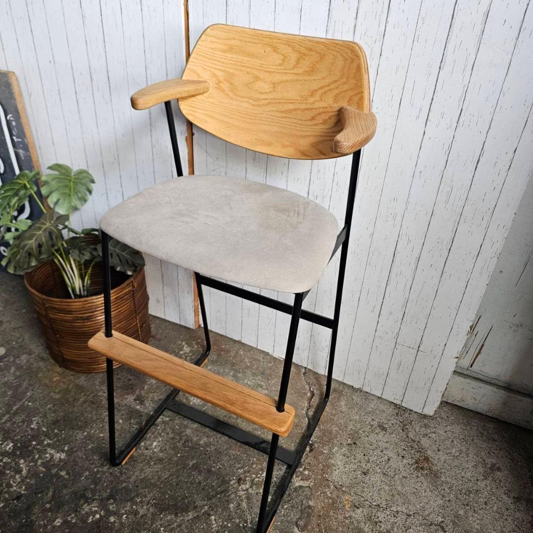 【p028/k】展示品 木製 カウンターチェア 椅子 ダイニングチェア