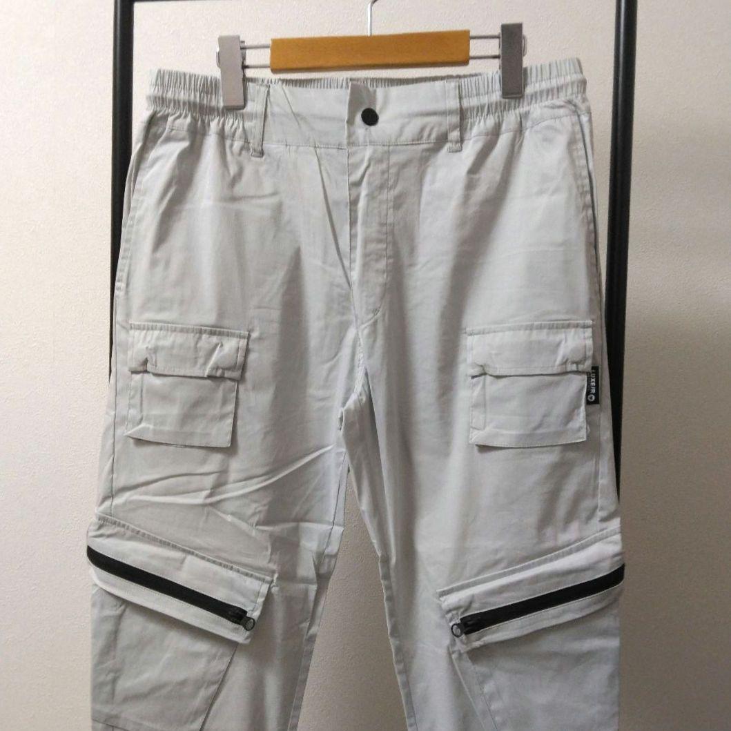 [サンプルSALE /D399 ] LUXE/R ナイロン布帛カーゴパンツ