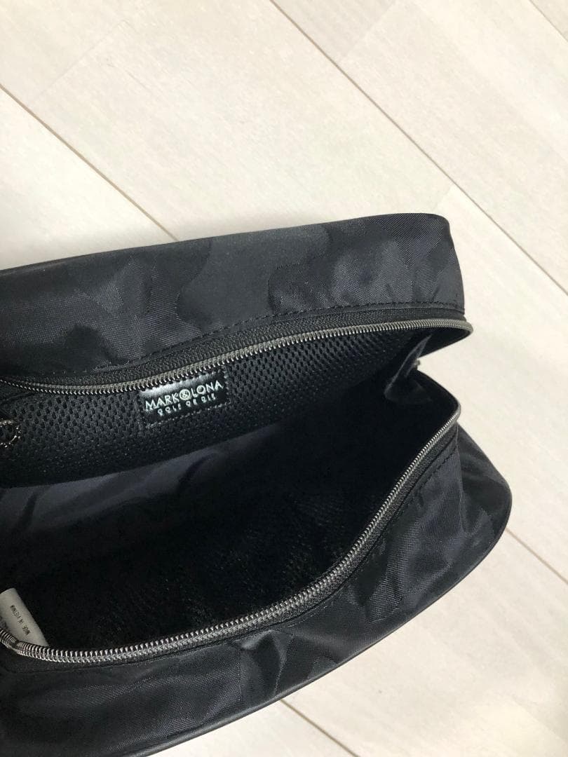 新品 MARK＆LONA スカル 迷彩 ゴルフバッグ クラッチポーチ