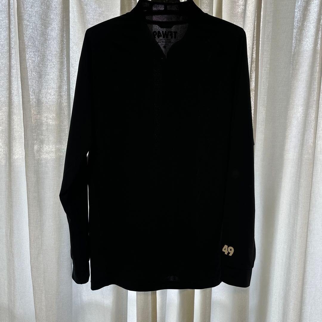 【新品】TFW49 ゴルフシャツ　ブラックXL