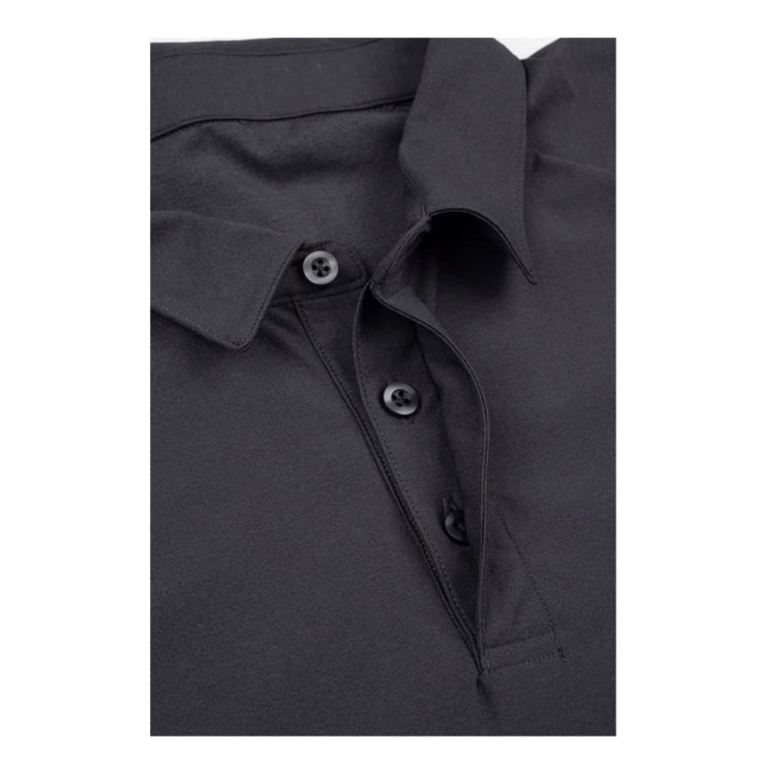 【Mサイズ】TWM DRY POLO SHIRT CHC チャコール 機能性素材