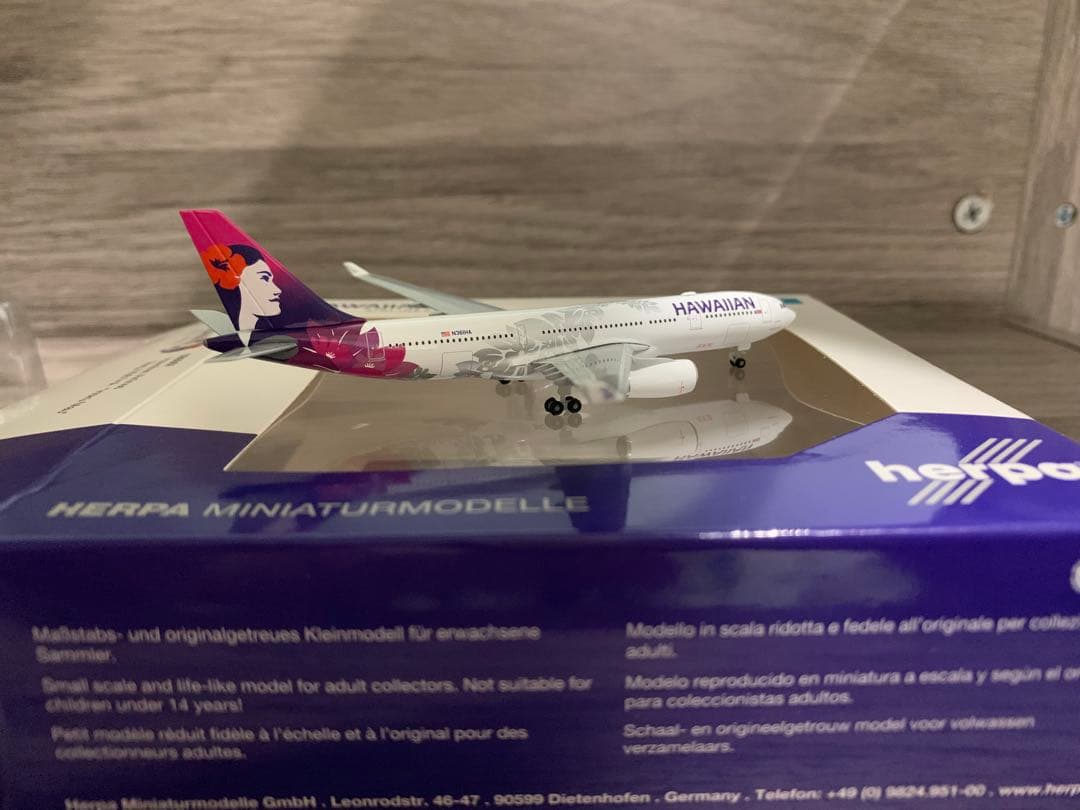 ヘルパ Herpa ハワイアン航空 A330-200 1/500