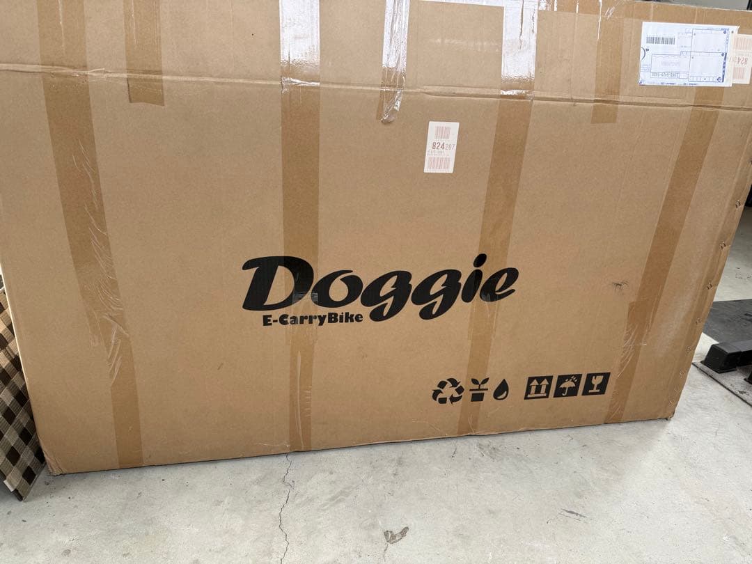 E-CarryBike Doggie本体マットブラックオプションアクセサリー付き