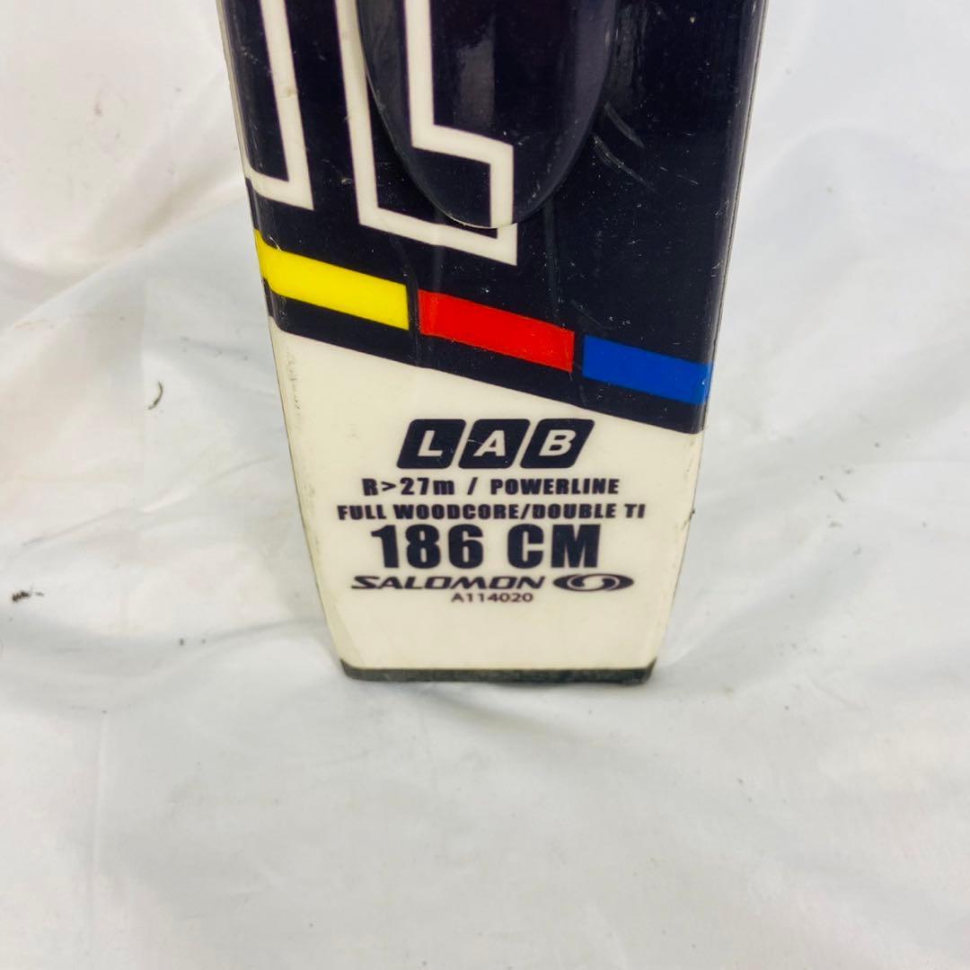 【良品】SALOMON RACE GS 186cm スキー板 ビンディング付き