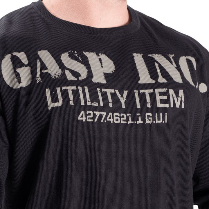gasp サーマルジムスウェット　ブラック　M