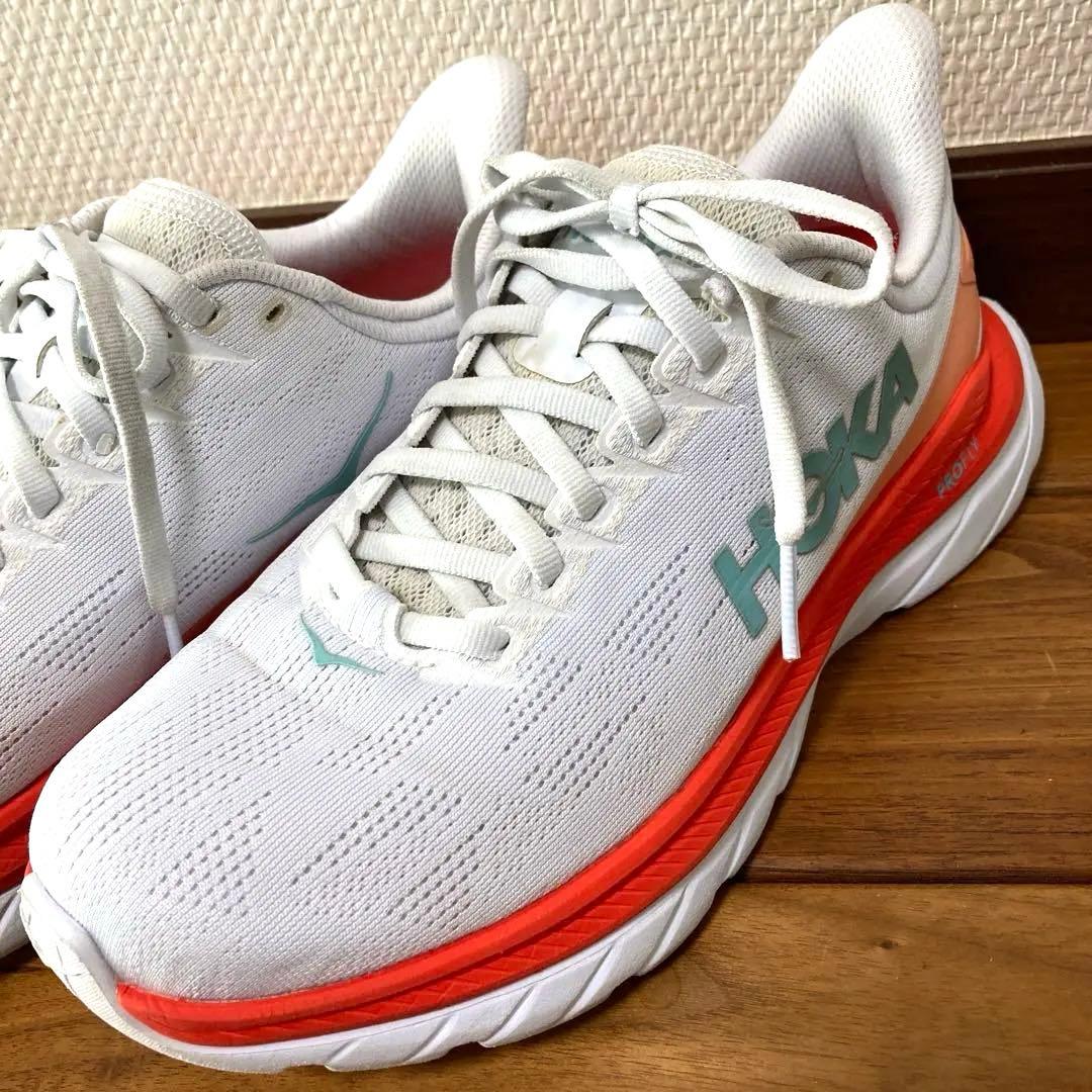 HOKA ONEONE MACH4 white レディース24.0cm