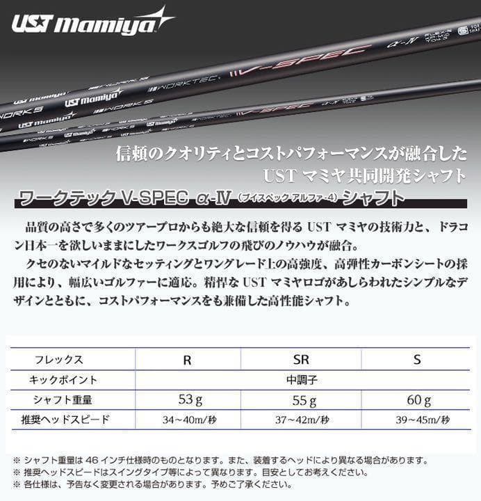 爆安★雑誌テストで一番飛んだ！ワークスゴルフハイパーブレードΓ USTマミヤ仕様