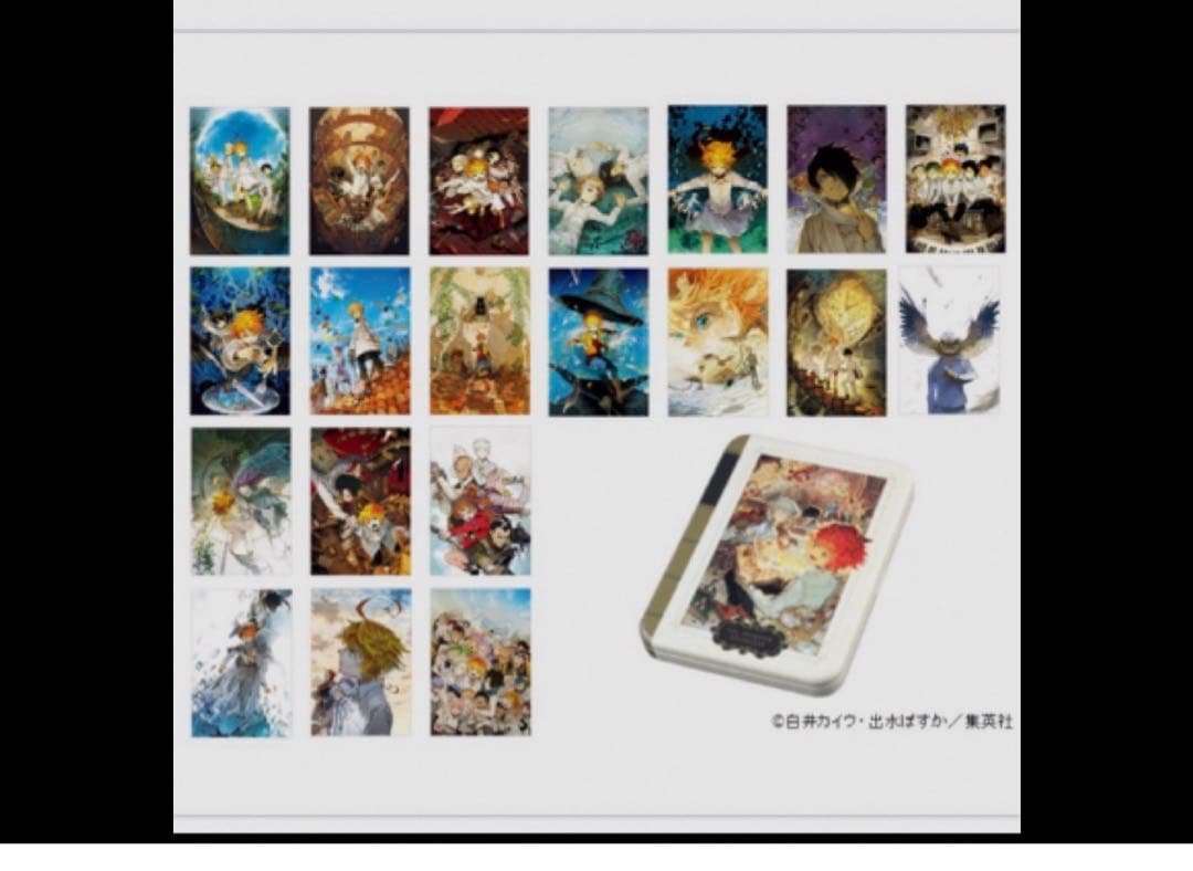 約束のネバーランド展　キャラクターグッズセット（アートブック・コースターなど）