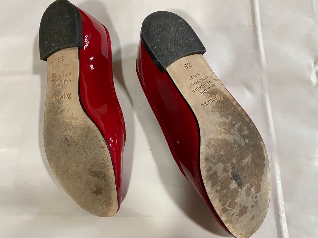 美品⭐︎レペット　バレエシューズ　赤　サイズ38