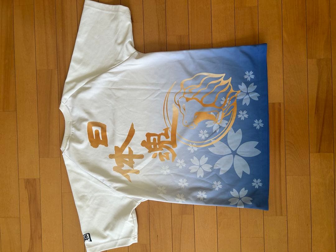 Nittai バレーボールシャツ 桜柄 浜松日体 バレーボール部