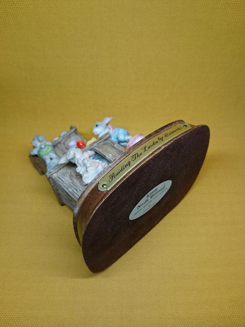 【美品】ウサギ　兎　ビンテージ　置物　インテリア　工芸品　美術品　A3353
