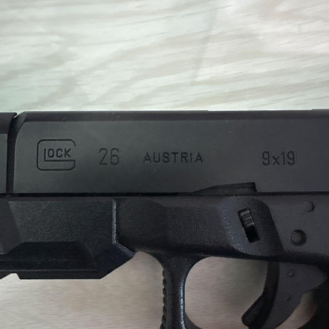 【ジャンク】GLOCK 26 ガスガン ブラック 9x19
