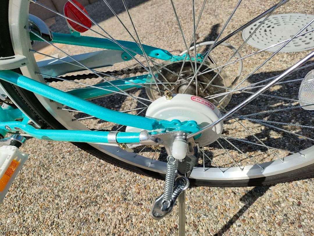 ジュニア自転車 あさひ　ガールズラボ　24インチ　ミントグリーン