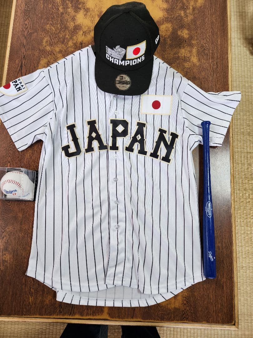 WBC　大谷ユニホーム　帽子　ボール　ドジャース大谷ミニバット