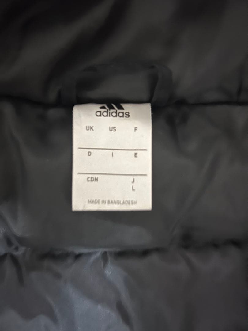 adidas ベンチコート L ブラック condivo 18
