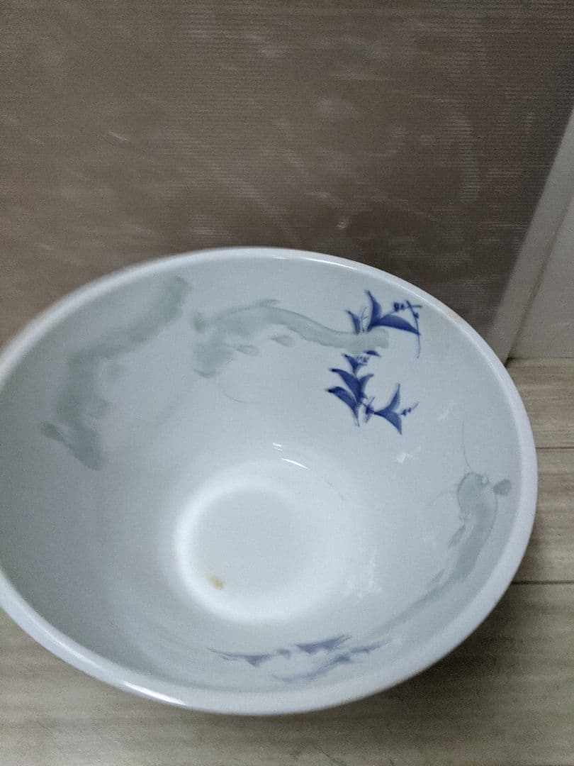 レトロ 時代物　火鉢　金魚鉢　睡蓮鉢 染付