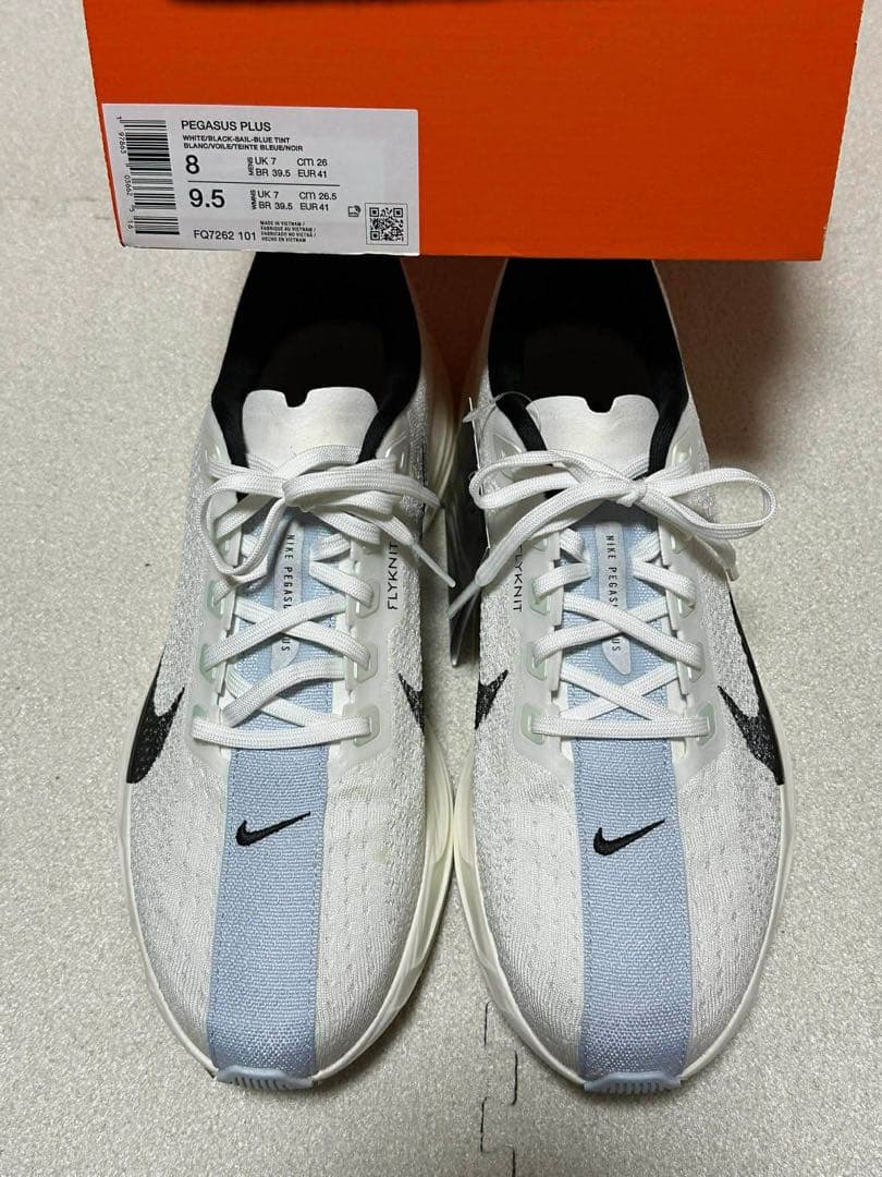 Nike ペガサスプラス　27.5センチ新品未使用 ホワイト/ブルー