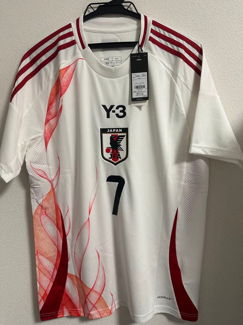 定価2万→ サッカー日本代表 ユニフォーム 相馬勇紀 タグ付　Y3 ゼルビア