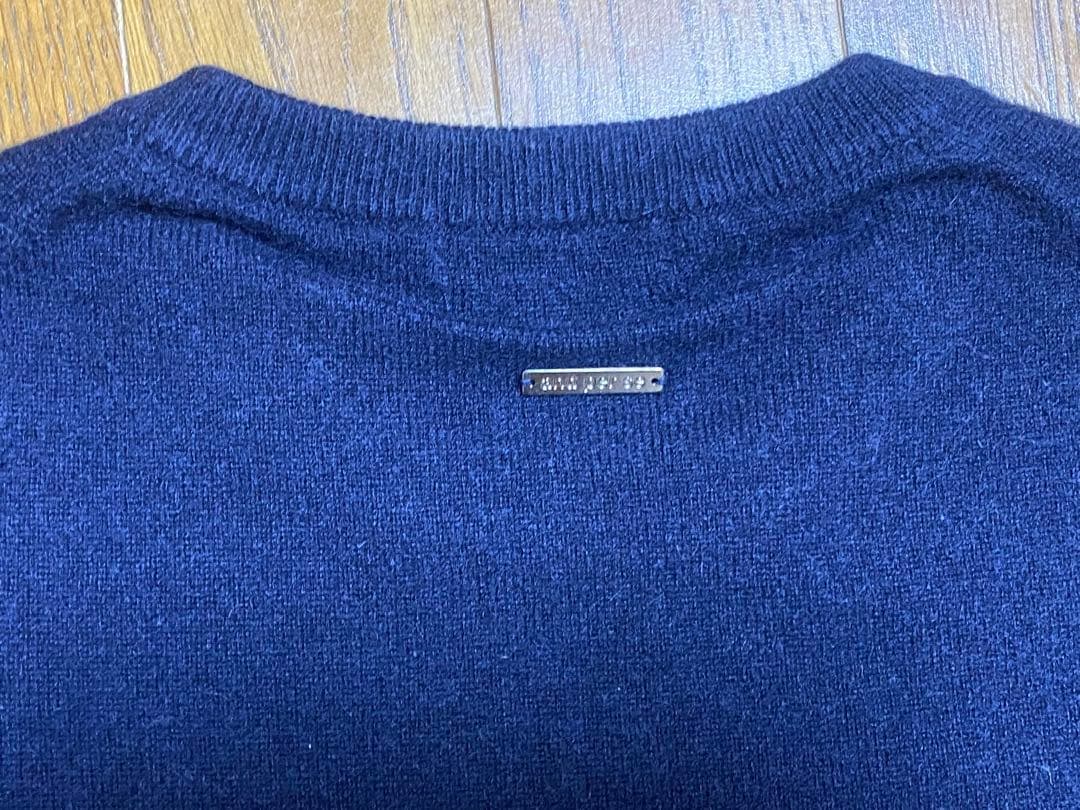 アンパスィ and per se カシミヤ クルーネックセーター メンズ 美品❗️